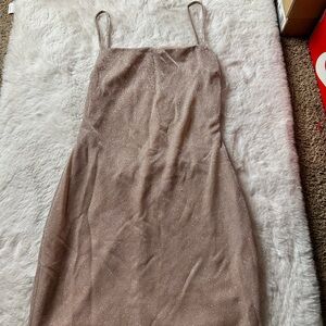 Sparkly Backless Pink Body-con Dress from Windsor